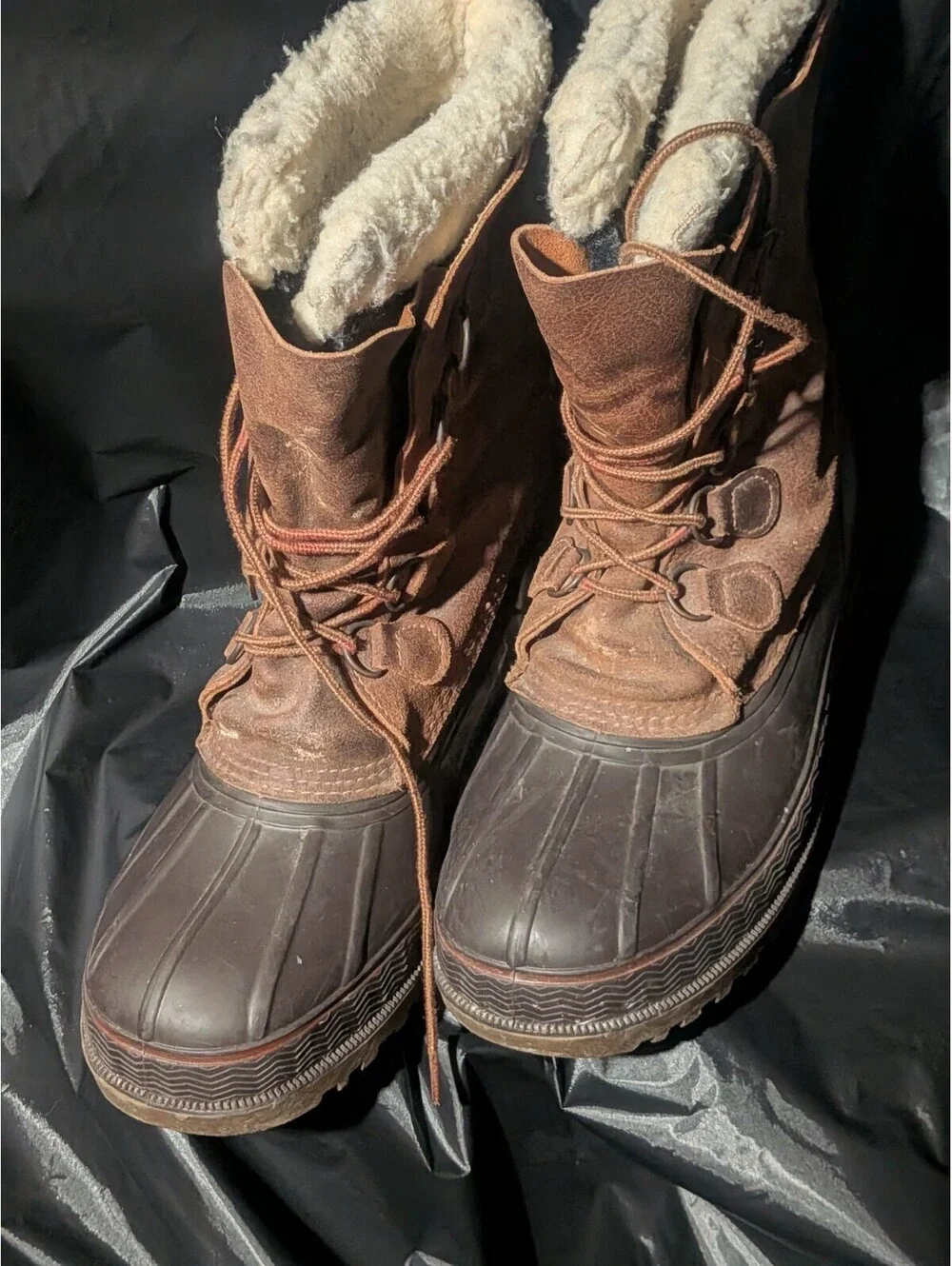 LaCrosse Mens Iceman Insulated Waterproof Winter Rubber Boots Size11 Made in USA